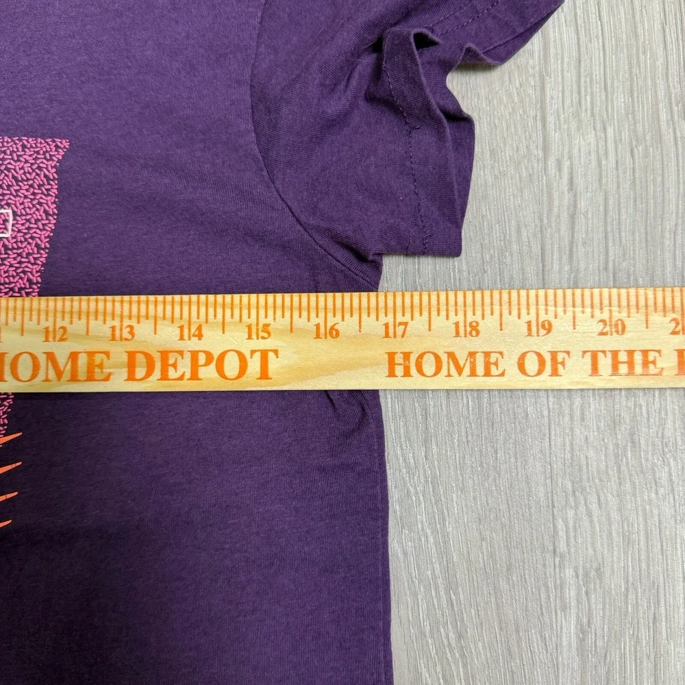 THE NIKE TEE Just Do It Purple Youth Large‎ Crew Short Sleeve T-Shirt Retro Look